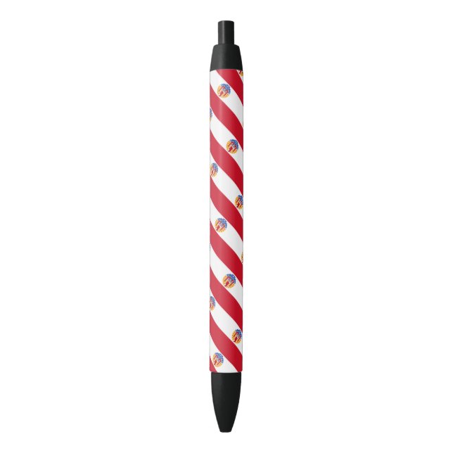 Französisch-Polynesien-Flagge Ballpoint Pen Kugelschreiber (Vorderseite Vertikal)
