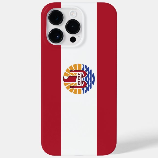Französisch-Polynesien-Flagge Case-Mate iPhone Hülle (Rückseite)