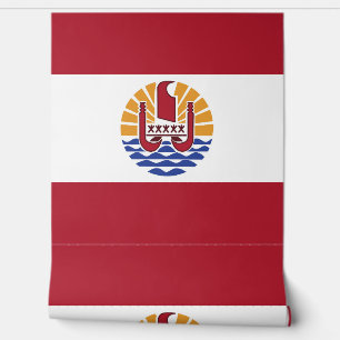 Französisch-Polynesien-Flagge Tapete