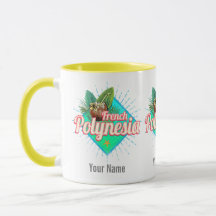 Französisch-Polynesien-Insel Pazifischer Vintager 