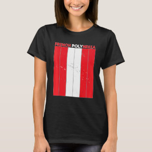 Französisch-Polynesien-Ländergrenzen T-Shirt