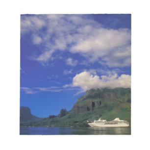 Französisch-Polynesien, Moorea. Cooks Bay. Kreuzfa Notizblock