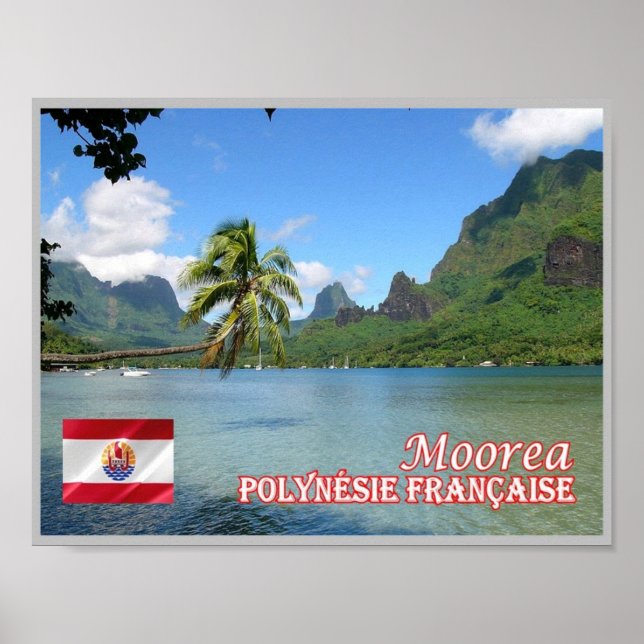 Französisch-Polynesien - Moorea - Cook's Bay - Poster (Vorne)