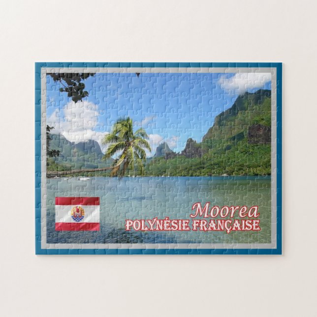 Französisch-Polynesien - Moorea - Cook's Bay - Puzzle (Horizontal)