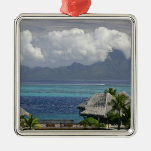 Französisch-Polynesien, Moorea. Eine Ansicht der I Ornament Aus Metall