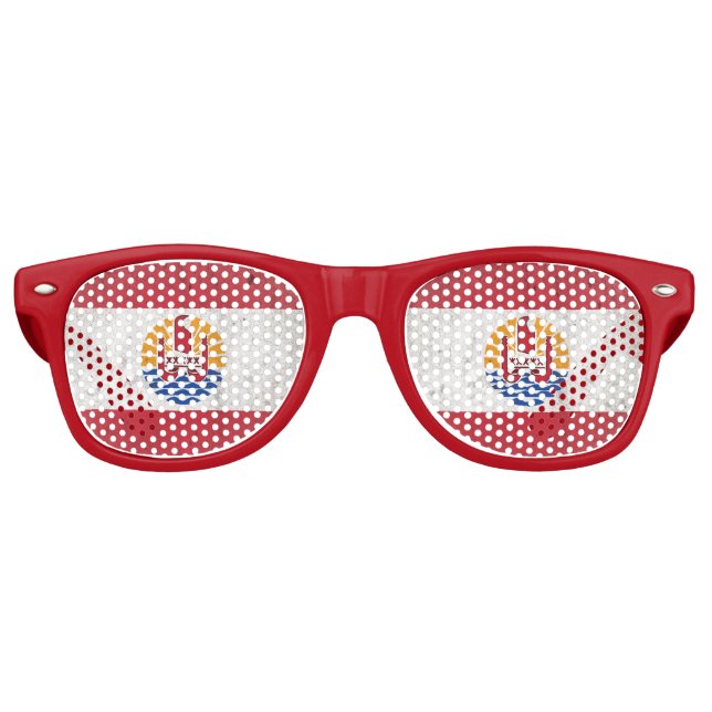 Französisch-Polynesien Partybrille (Vorderseite)