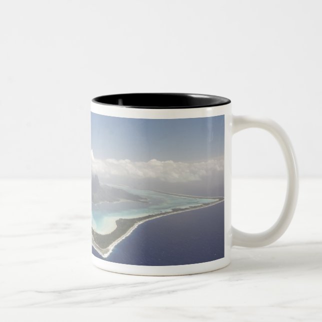 Französisch-Polynesien, Tahiti, Bora Bora.Das Zweifarbige Tasse (Rechts)