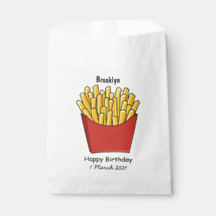 Französisch Pommes Cartoon Abbildung Geschenktütchen