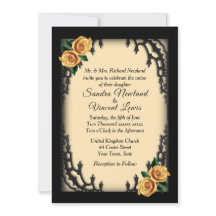 Französisch Quarter Goth Yellow Rose Yellow Weddin