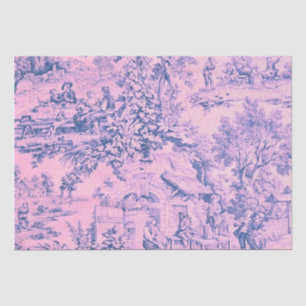 Französisch Rosa Toile Rokoko Rustikale Dekoupage Seidenpapier