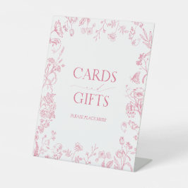 Französisch Rosa Viktorianisches Brautparty Gesche Sockelschild