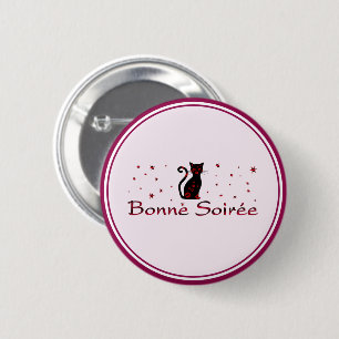 Französisch: Schaltfläche "Bonne Soiree" Button