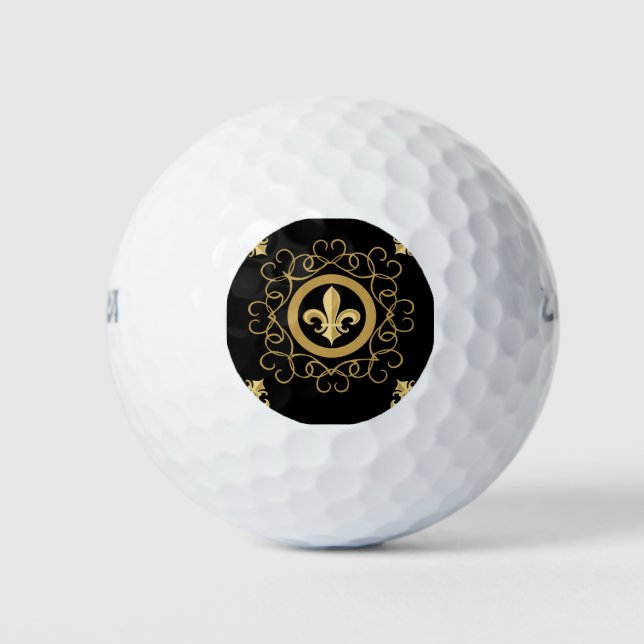 Französisch Schwarz Golfball (Vorderseite)