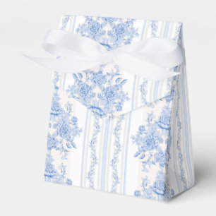 Französisch, Shabby Chic, Vintag, blassblau, weiß, Geschenkschachtel