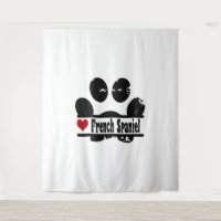 Französisch Spanisch Dog Paw Print