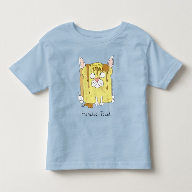Französisch Toast Französisch Bulldog Kid's Toddle Kleinkind T-shirt (Vorderseite)