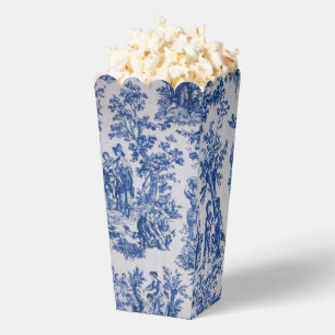 Französisch toile de jouy blau-weiß elegant geschenkschachtel