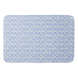 Französisch Toile Style Blau und Weiß Badematte