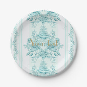 Französisch,Vintag,Shabby Chic,Muster,viktorianis Pappteller