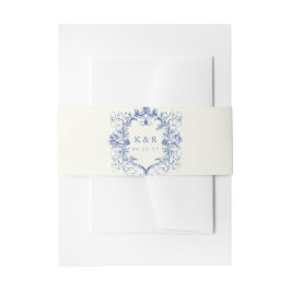 Französisch-Vintage Blumenzwiebelband Einladungsbanderole