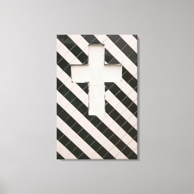 Französisch-Westindien, Guadaloupe, Grande Terre, Leinwanddruck (Vorderseite)