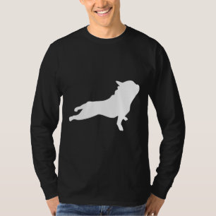Französisch Yoga Französischer Bulldog Doing Yoga T-Shirt