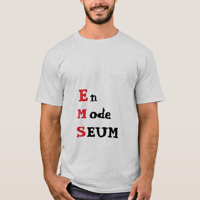 Französisch-Zitat T-Shirt (Vorderseite)