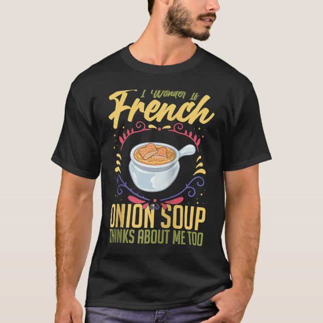 Französisch Zwiebelsuppe Rezept Mix Bowl Japanisch T-Shirt (Vorderseite)