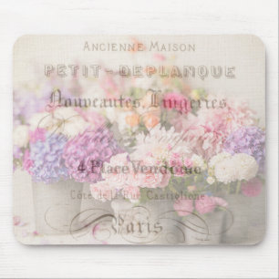 Französische Akzente Blume Mousepad