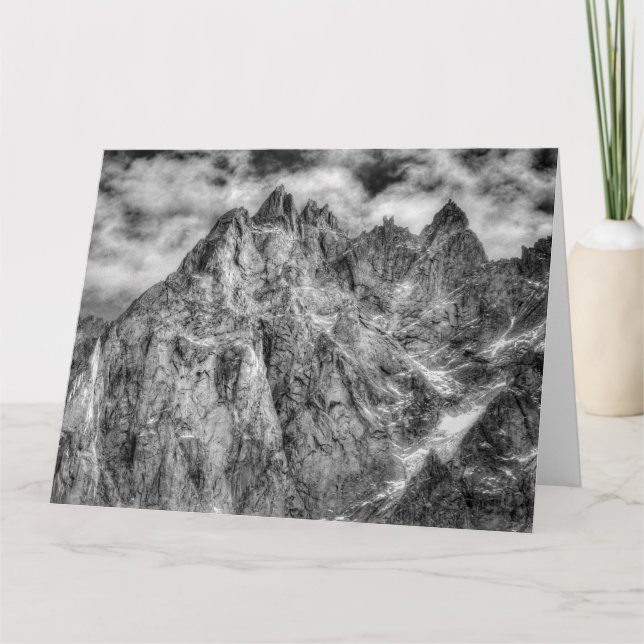 Französische Alpen Chamonix Karte (Vorderseite)