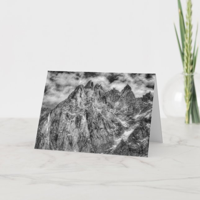 Französische Alpen Chamonix Karte (Vorderseite)