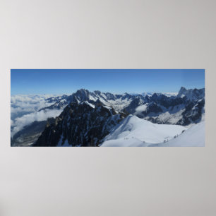 Französische Alpen Chamonix Poster