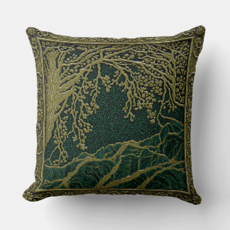 Französische Alpen Gold Lemon Malachite  Kissen