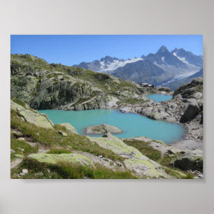 Französische Alpen Lac Blanc Poster