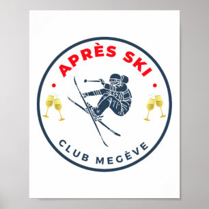 Französische Alpen Le Après Poster