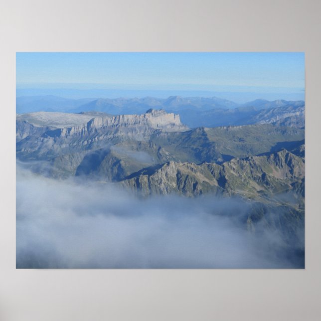Französische Alpen Poster (Vorne)