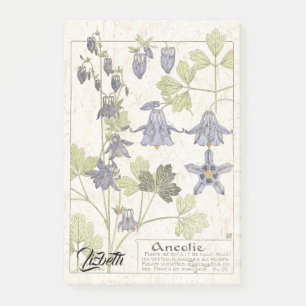 Französische Art Nouveau Botanical Flower Post-it- Post-it Klebezettel