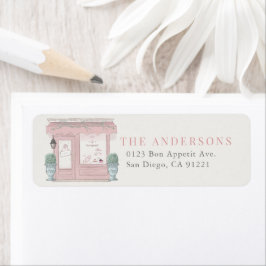 Französische Bäckerei Patisserie Paris Pink Geburt