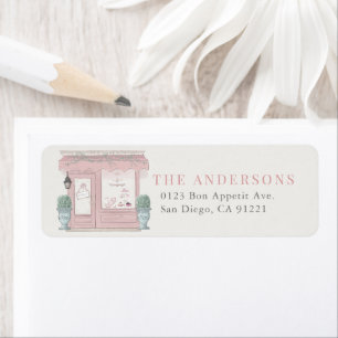 Französische Bäckerei Patisserie Paris Pink Geburt