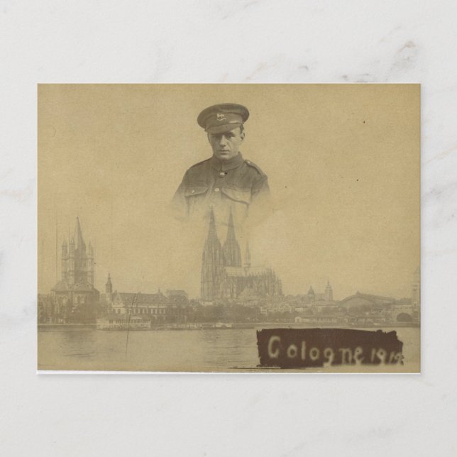 Französische Beruf Army Köln 1919 Postkarte (Vorderseite)