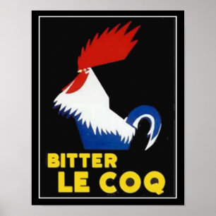 Französische Bierwerbung Vintage-Reiseposter Poster