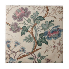 Französische Blume Pflaumenmoos | Fliese