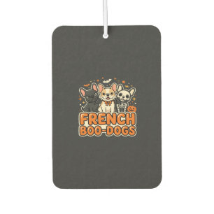 Französische Boo Hunde Halloween Französische Bull Autolufterfrischer
