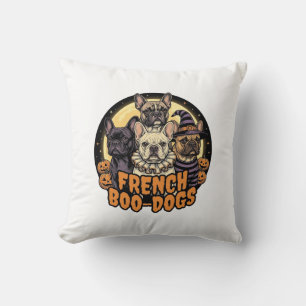 Französische Boo-Hunde Halloween Französische Bull Kissen