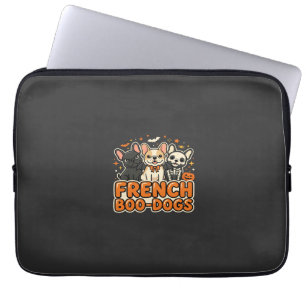 Französische Boo Hunde Halloween Französische Bull Laptopschutzhülle