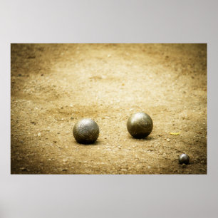 Französische Boules Poster