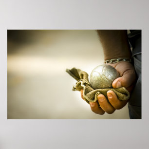 Französische Boules Poster