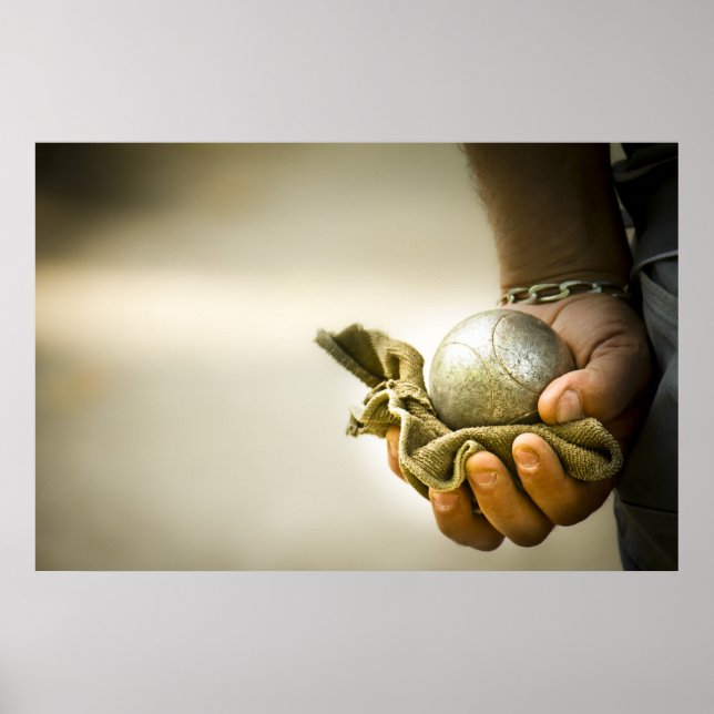 Französische Boules Poster (Vorne)