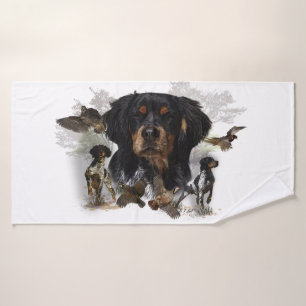 Französische Bretagne, Kunst Badhandtuch Set