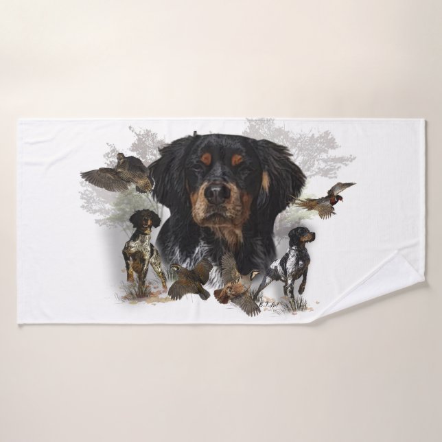 Französische Bretagne, Kunst Badhandtuch Set (Badehandtuch)
